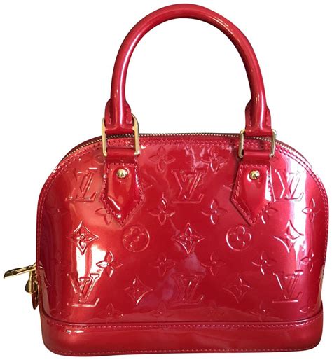 louis vuitton alma bb red vernis|louis vuitton alma gm monogram.